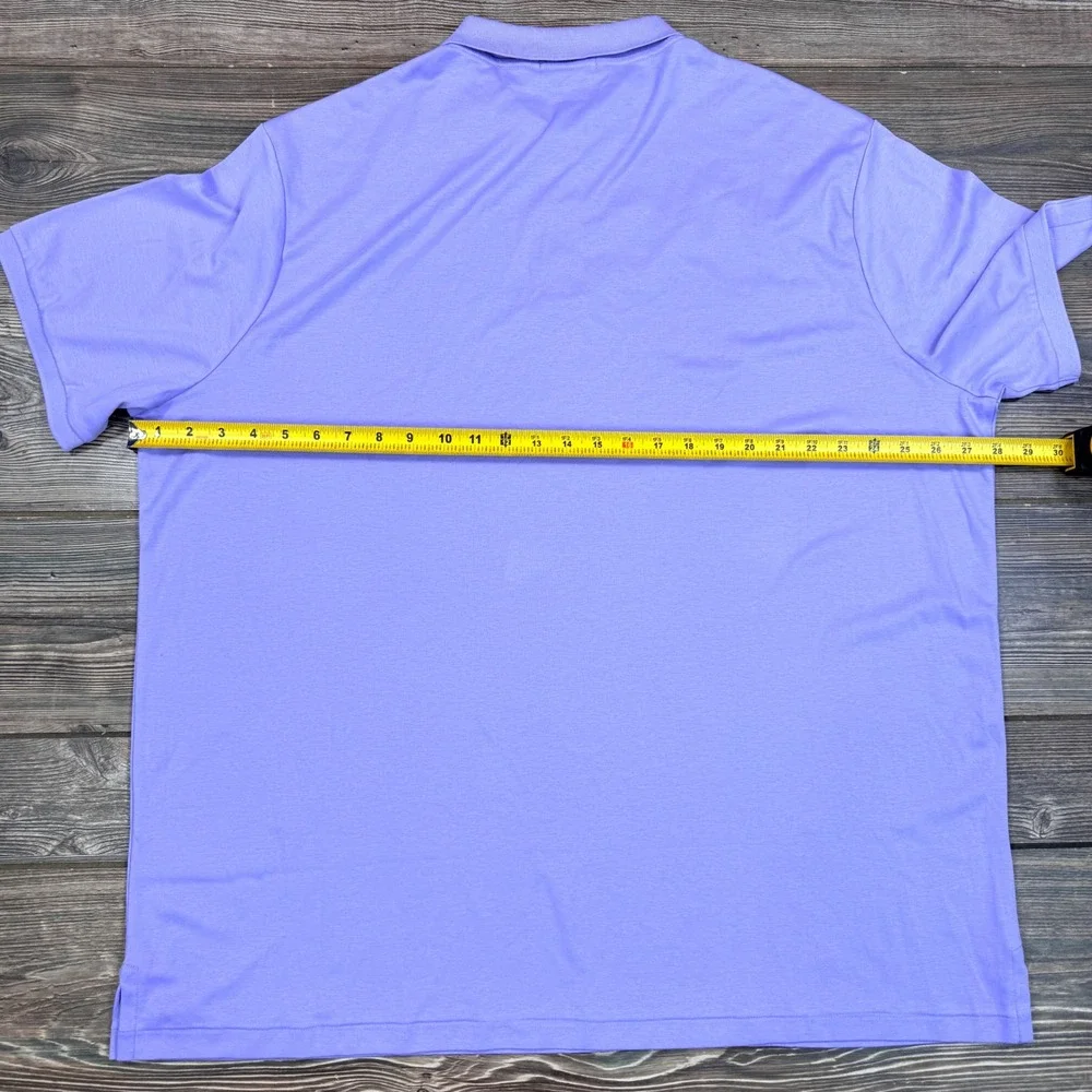 Polo Ralph Lauren Mens Size XXL Polo Shirt Purple Classic Fit Cotton NWT